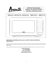 Avanti MM07V0W Instruction Manual