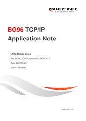 Quectel BG96 TCP/IP Application Note