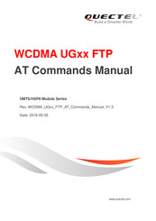 Quectel WCDMA UG FTP Series At Command Manual