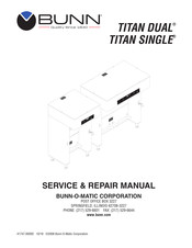 Bunn TITAN DUAL Service & Repair Manual