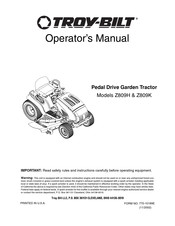 Troy-Bilt Horse Z809K Operator's Manual