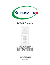 Supermicro SC743 Series User Manual