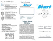 Ultra Start 2000 Pro Series Owner's Manual