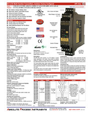 Absolute Process Instruments APD 44 Series Quick Start Manual