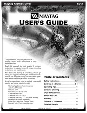 Maytag SD-3 User Manual