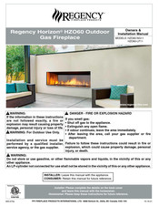 Regency HZO60-NG11 Owners & Installation Manual