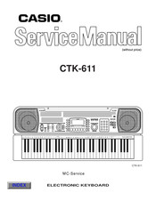 Casio CTK-611 Service Manual