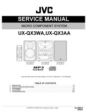 JVC UX-QX3WA Service Manual