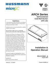 Hussmann micro SC ARCH Series Installation & Operation Manual