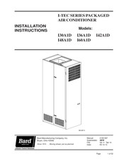 Bard I-TEC I60A1D Installation Instructions Manual