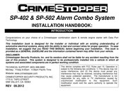 CrimeStopper SP-502 Installation Handbook