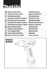 Makita BTD040 Instruction Manual