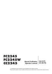 Husqvarna FC2245W Operator's Manual