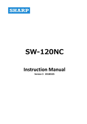 Sharp SW-120NC Instruction Manual