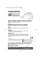 Morphy Richards Storm 73215 Instruction Booklet