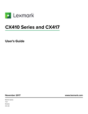 Lexmark CX417de User Manual