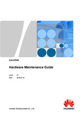 Huawei AAU3940 Hardware Maintenance Manual