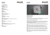 Balluff BF-IDU01 Operating Manual