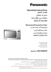 Panasonic NN-CD997S Operating Instructions Manual