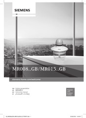 Siemens MR008 GB Series Instruction Manual