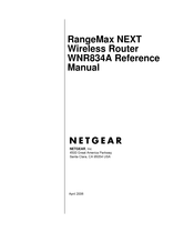 NETGEAR RangeMax NEXT WNR834A Reference Manual