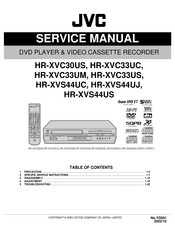 JVC HR-XVC33UM Service Manual