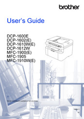 Brother DCP-1610WE User Manual