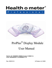 Health O Meter PROPLUS 1600KL User Manual