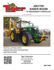Tiger JD6175R Mounting And Operating Instructions