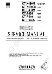 Aiwa CT-X4300M Service Manual