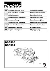 Makita DSS501ZJ Instruction Manual