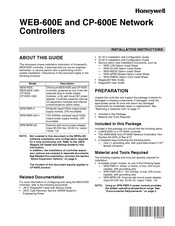 Honeywell CP-600E-USA Manual