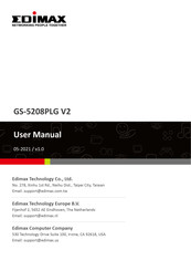 Edimax GS-5208PLG V2 User Manual