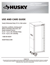 Husky HPRO27SLOCKERBLK Use And Care Manual