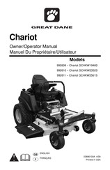 Great Dane Chariot GCHKW1948S Owner's/Operator's Manual