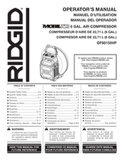 RIDGID OF60150VP Operator's Manual