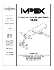 Impex Competitor SB-220 Owner's Manual