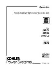 Kohler 24RCL Operation