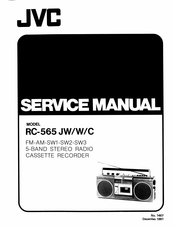 Jvc RC-565 JW Service Manual
