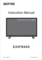 SONIQ E24FB40A Instruction Manual