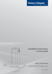 Fisher & Paykel HC90CXB1 Installation Instructions And User Manual