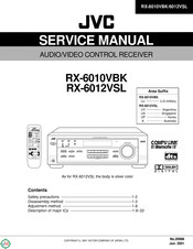 JVC RX-6012VSL Service Manual