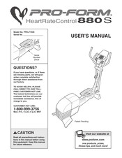 Pro-Form 880 S User Manual