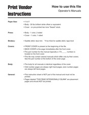 Simplicity 1694771 Operator's Manual