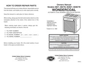 USSC Wondercoal 2827 Owner's Manual