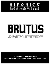 Hifonics Brutus BXi2607D Manual