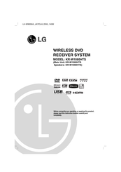 LG KR-W1080HTS Manual