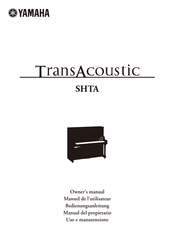 Yamaha TransAcoustic SHTA Owner's Manual