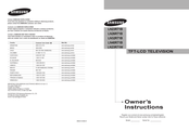 Samsung LN23R71B Owner's Instructions Manual