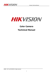 HIKVISION DS-2CC5197P-VF Technical Manual